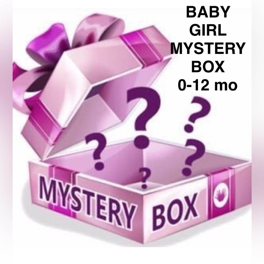 Mystery box of baby GIRL clothes 0-12 Months